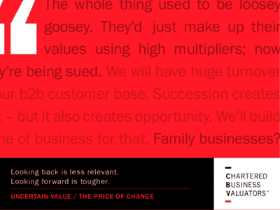 Uncertain Value The Price of Change